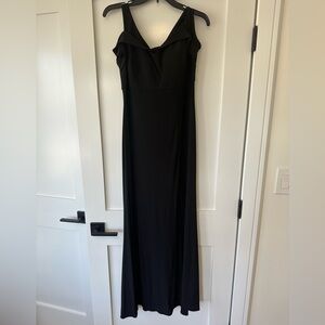 Nightway Black Evening Gown - Size 6 Petite